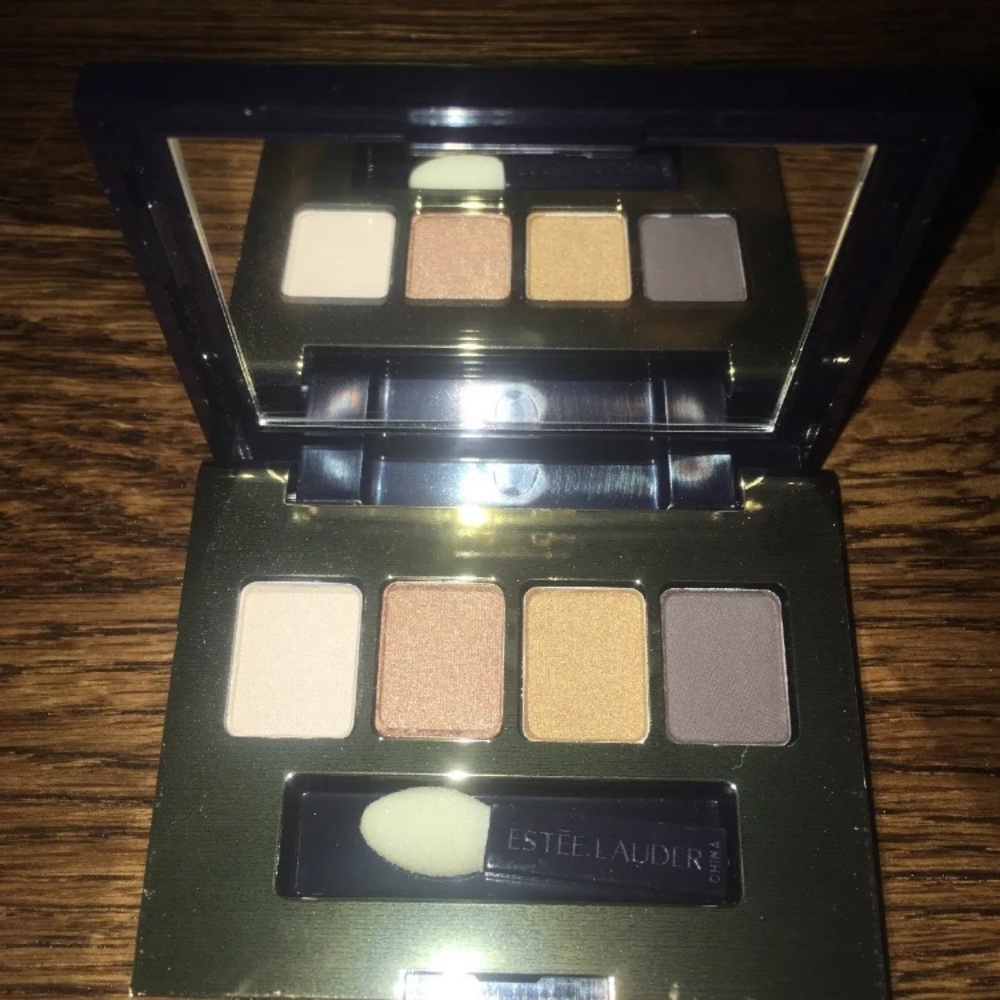Estée Lauder Pure Color Eyeshadow Quad- Rebel Metal 2 & 3, Ivory Power 2 & 5